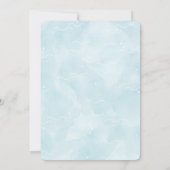 Pool verjaardagsuitnodiging kaart (Achterkant)