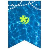 Pool verlicht groen All Ocassion Custom Banner (Eerste vlag)