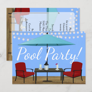 Pool voor buitengebruik kaart