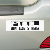 Pool wat er nog meer is? bumpersticker (Op auto)