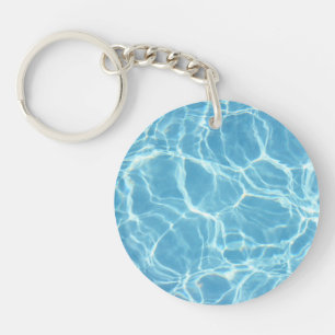 Pool water Acrylische Sleutelhanger