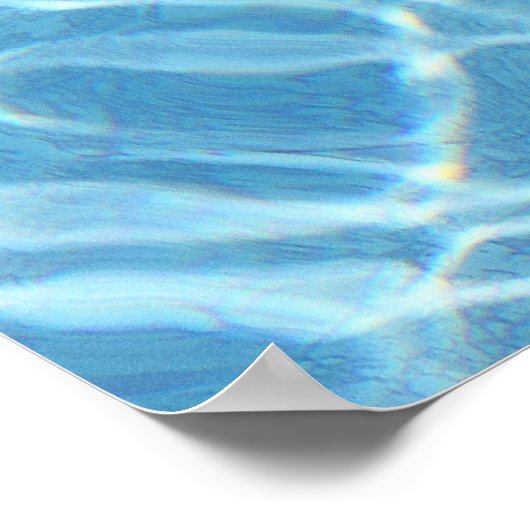 Pool Water Canvas Print (Hoek)