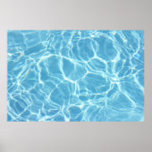 Pool Water Canvas Print (Voorkant)