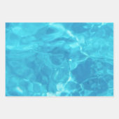 Pool Water Fun | Blauw | Inpakpapier Vel (Voorkant 2)