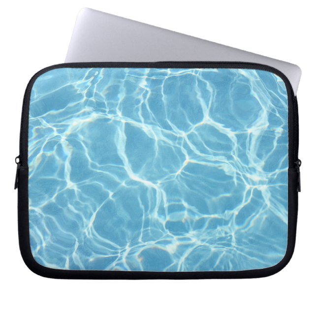 Pool Water Laptop Bag Sleeve (Voorkant)