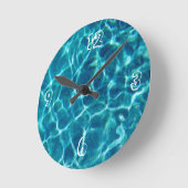 Pool water Wall klok (Hoek)