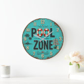Pool Zone Vintage Poolside Grote Klok (Huis)
