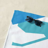 poolbadhanddoek voor zwemzwemmen met beer strandlaken (In situ)