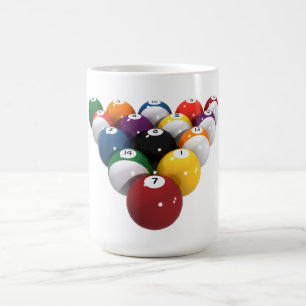 Poolballen / Biljart: 3D-model: Koffiemok