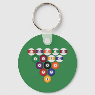 Poolballen / Biljart: Sleutelhangers