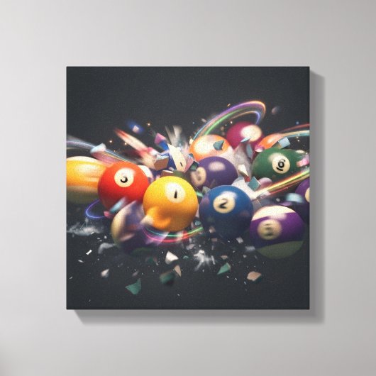 Poolbalstijl Canvas Afdruk (Voorkant)