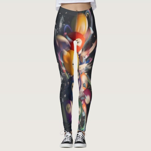 Poolbalstijl Leggings (Voorkant)