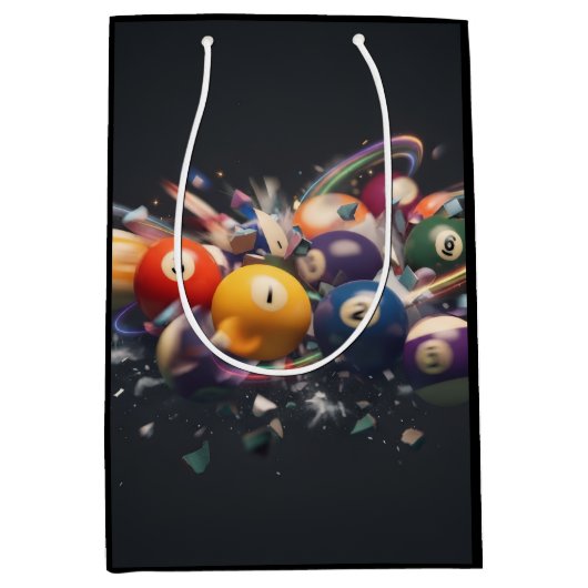 Poolbalstijl Medium Cadeauzakje (Voorkant)
