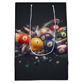 Poolbalstijl Medium Cadeauzakje (Achterkant)
