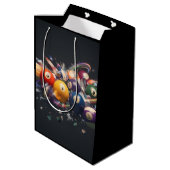 Poolbalstijl Medium Cadeauzakje (Achterkant Gekanteld)