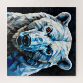 Poolbeer Artistieke Wilde Natuur Puzzel Cadeau & T (Horizontaal)