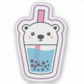 Poolbeer Boba Sticker (Voorkant)