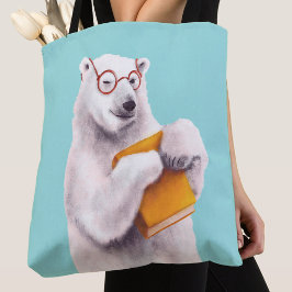 Poolbeer Boek Liefhebber Nerdy Tote Bag