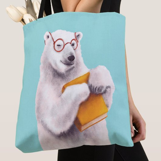 Poolbeer Boek Liefhebber Nerdy Tote Bag