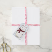 Poolbeer Cadeautag Cadeaulabel (Met Touw)