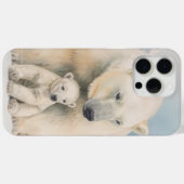 Poolbeer en Welp Arctische Elegantie Case-Mate iPhone Case (Achterkant (horizontaal))