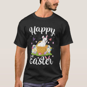 Poolbeer Happy Pasen Eierjacht Konijn Oor Poolbeer T-shirt