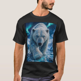 Poolbeer in het Arctisch gebied – 3D Micro Mozaïek T-shirt