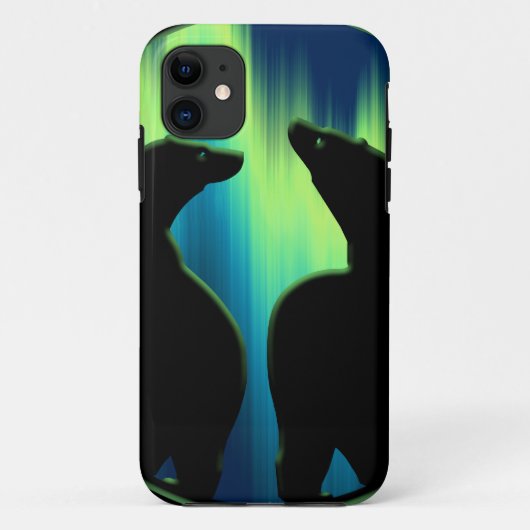 Poolbeer iPhone 5 Hoesje Wildlife Kunst Beer Cade (Achterkant)