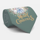 Poolbeer Kerst Krans Nekdas Stropdas (Opgerold)