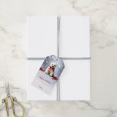 Poolbeer Kerstcadeau Tag Cadeaulabel (Met Touw)