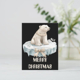 Poolbeer Kerstkaart