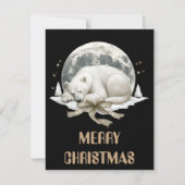 Poolbeer Kerstkaart (Voorkant)
