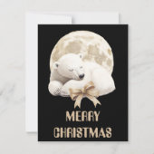 Poolbeer Kerstkaart (Voorkant)
