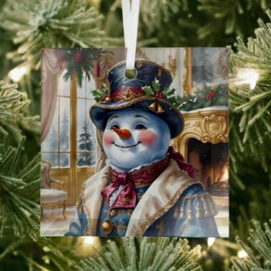 Poolbeer Kerstman Kerstontwerp Glas Ornament