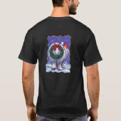 Poolbeer Kerstmis T-shirt (Achterkant)