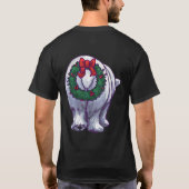 Poolbeer Kerstmis T-shirt (Achterkant)