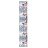 Poolbeer Kerstvakantie Tafel Runner Medium Tafelloper (Voorkant)