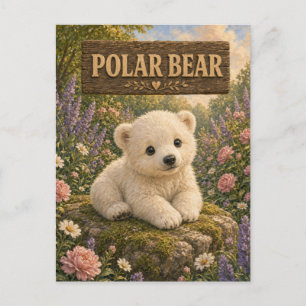 Poolbeer Knuffel Baby Verhaalboek Nursery Dier Briefkaart