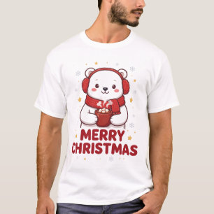 Poolbeer Merry Christmas Cozy Winter T-Shirt