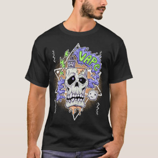 Poolbeer stripfiguur. t-shirt