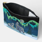Poolbeer Zakken Tribale Beer Gezicht Case Etui (Open)