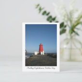 Poolbeg Lighthouse, Dublin Bay Briefkaart (Staand voorkant)