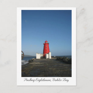 Poolbeg Lighthouse, Dublin Bay Briefkaart