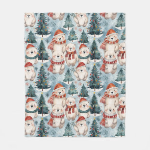Poolberen Winter Fleece Deken Mutsen & Sjaals