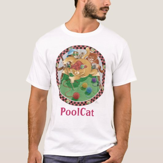 PoolCat T-shirt (Voorkant)