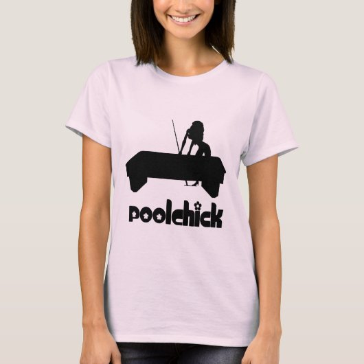 PoolChick Logo T-shirt (Voorkant)