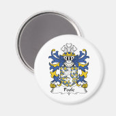 Poole Family Crest Magneet (Voorkant / Achterkant)