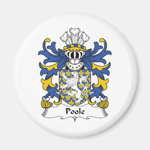 Poole Family Crest Magneet