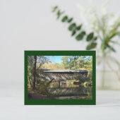 Poole's Mill Bridge and Reflection Briefkaart (Staand voorkant)
