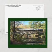 Poole's Mill Bridge and Reflection Briefkaart (Voorkant / Achterkant)